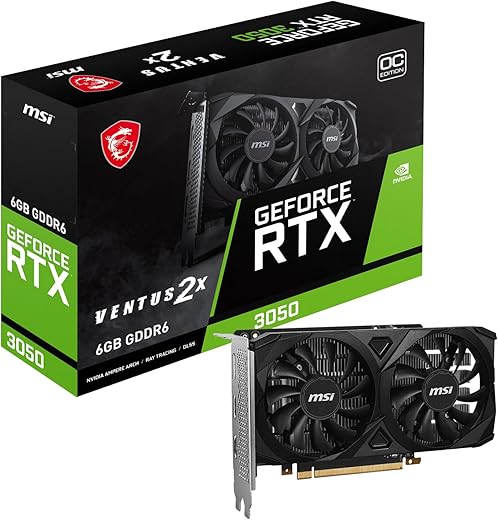 MSI RTX 3050 Ventus 2X 6G OC